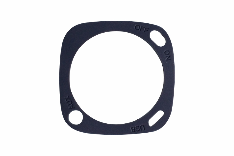 Silicone backing adhesive